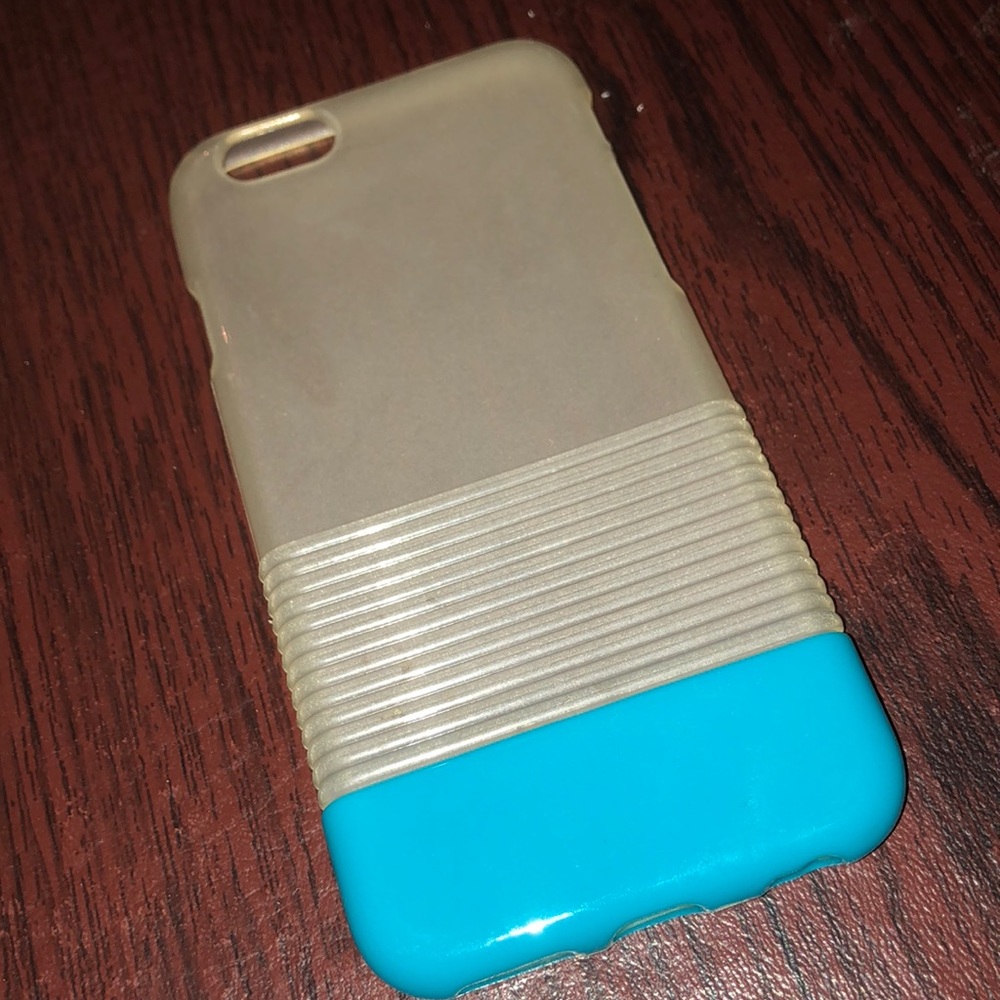 Simple Teal bottom iPhone 6 Case